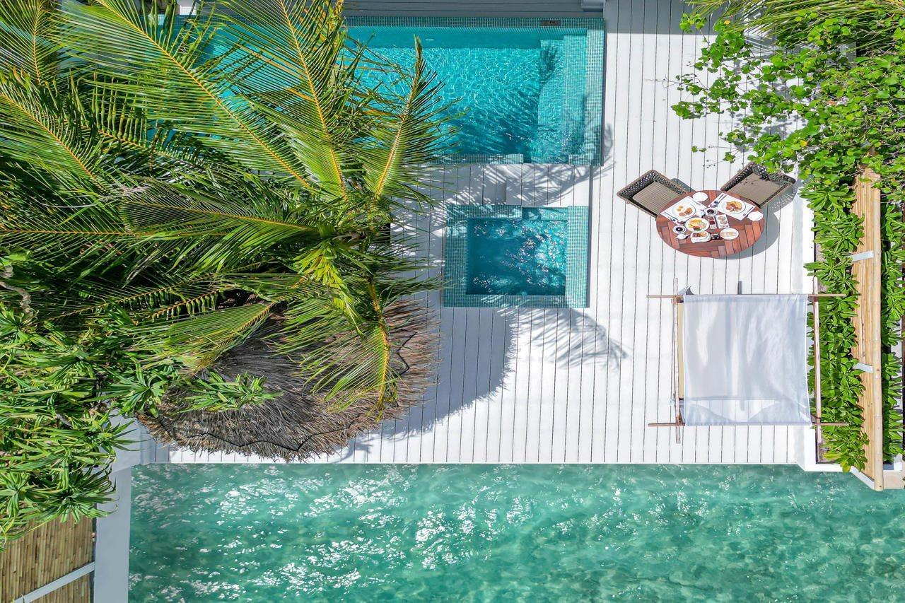 Malahini Kuda Bandos Resort Hulhumale Bagian luar foto A rendering of a pool at the proposed hotel